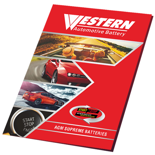 Brochure de la batterie de voiture WESTERN AGM