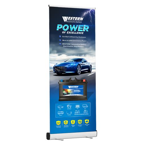 Рекламный Баннер для АКБ WESTERN ENDURANCE SMF