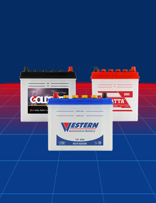 Baterías automotrices de carga seca 12V
