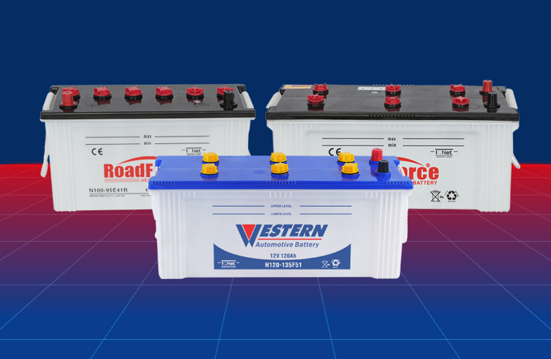 Batteries de camion à charge sèche 12 V,vente en gros directe du fabricant
