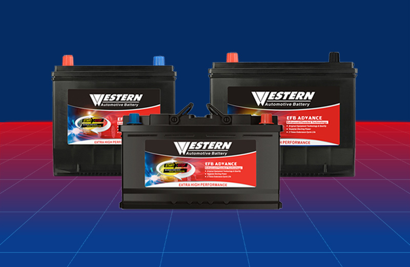 Advance EFB Start-Stop batteries for micro hybrid car with Start-Stop system