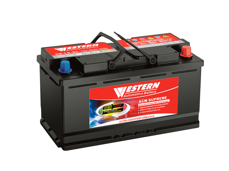 Batterie Voiture et Auto AGM Start-Stop H8-L5-95 marque WESTERN