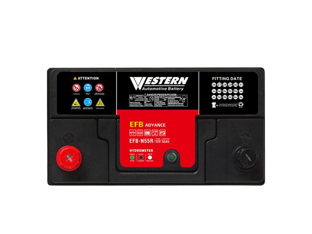 Fábrica en China y Malasia de Batería de coche EFB N55R 12V 55Ah - Western Electrical.jpg