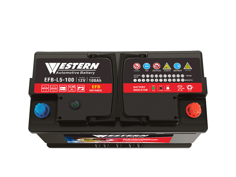 Fábrica en China y Malasia de Batería de coche EFB L5 12V 100Ah - Western Electrical.jpg