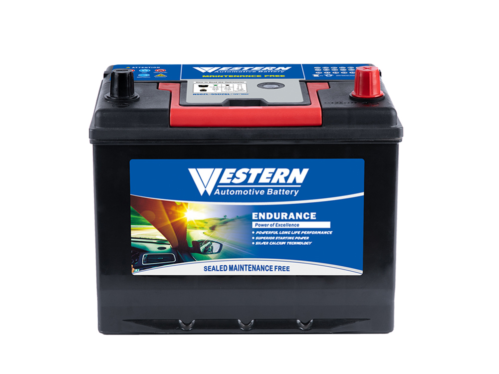 N50ZL-55D26L 12V 60Ah Maintenance Free MF Car Battery JIS Japanese Standard - WESTERN.jpg