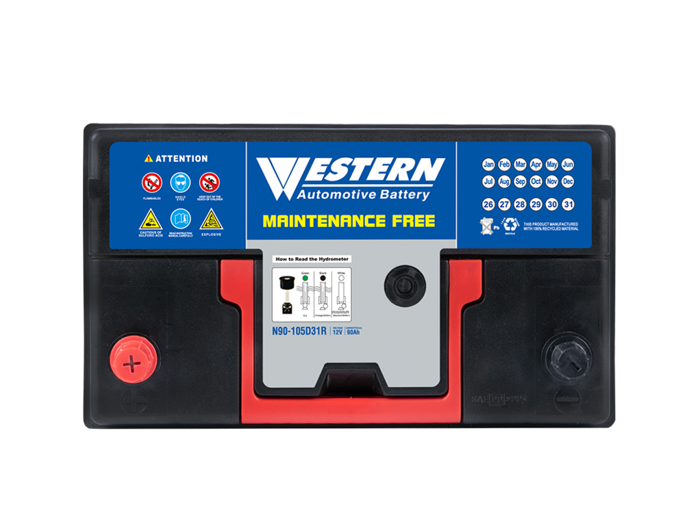 Usine de Batteries Auto et Voiture MF N90-105D31R en Chine et Malaisie - Western Electrical.jpg