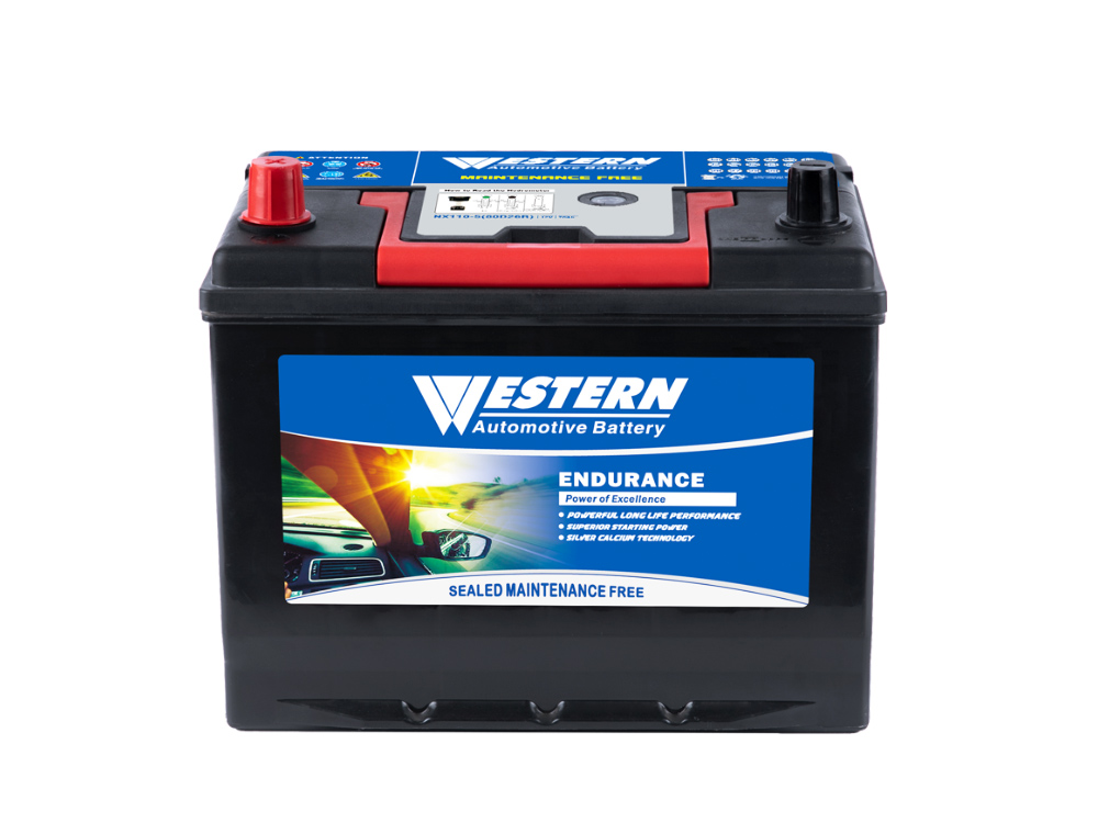Аккумулятор NX110-5(80D26R) 12V 70 Ач (Ah) стандарта JIS для японских машин - WESTERN.jpg