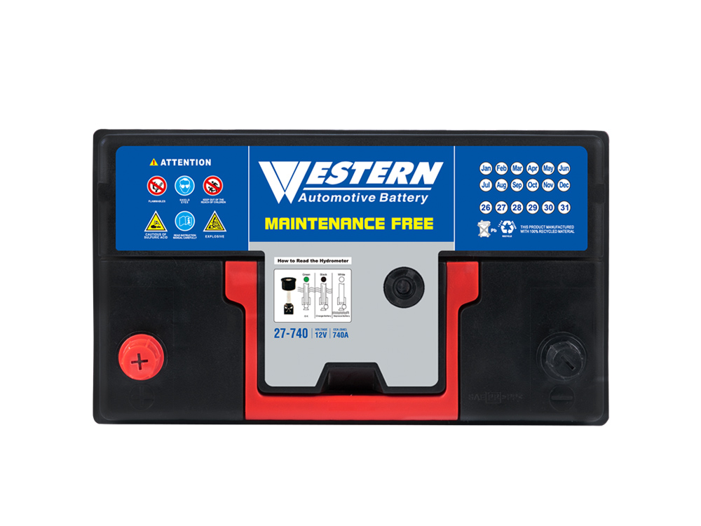 MF 27-740 Maintenance Free Auto Car Battery Manufacturer in China & Malaysia - Western Electrical.jpg