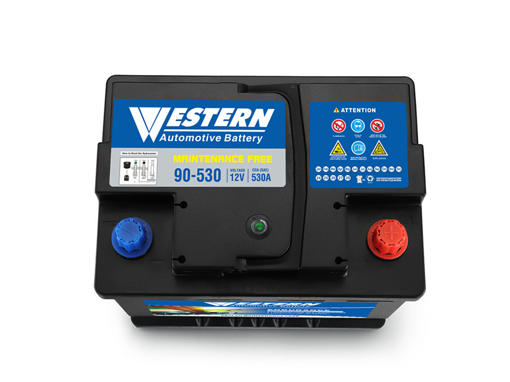 MF 90-530 Maintenance Free Auto Car Battery Manufacturer in China & Malaysia - Western Electrical.jpg