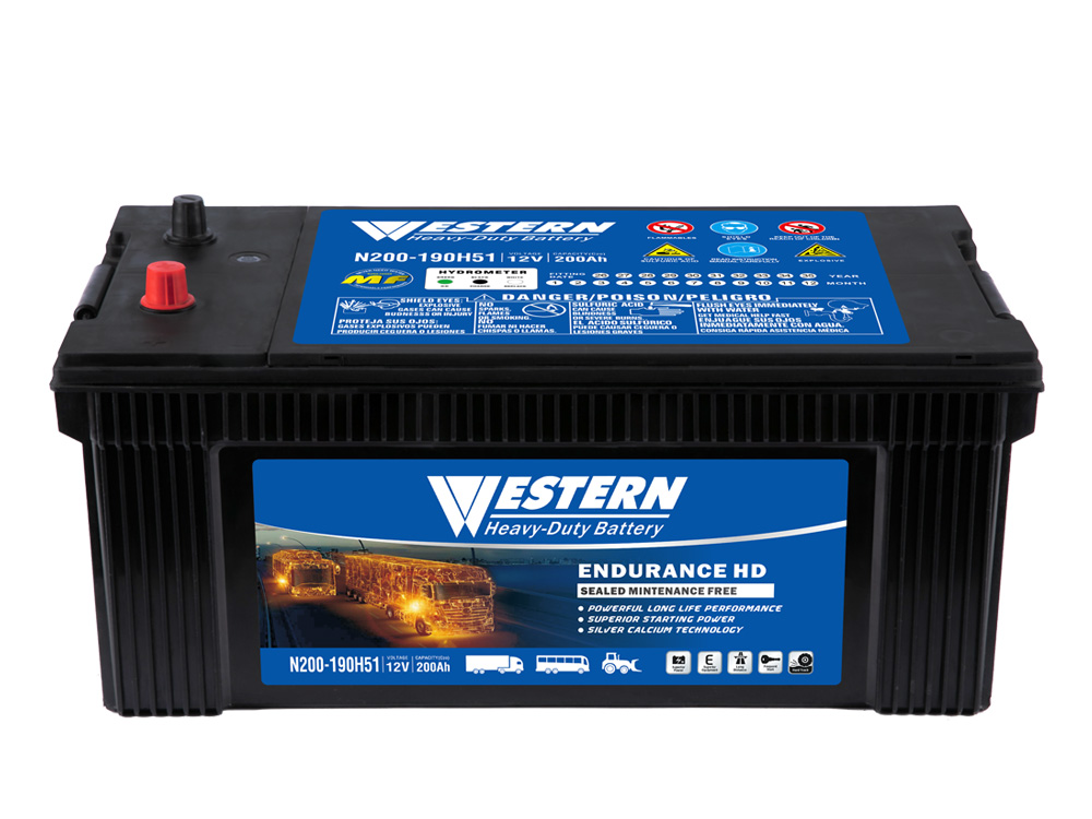 MF N200-190H51 12V 200Ah Maintenance Free Heavy Duty Truck Battery JIS Japanese Standard - WESTERN.jpg
