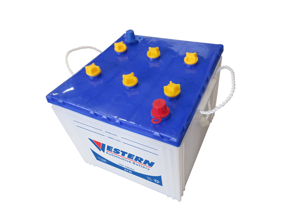 WESTERN 6TN 12V 100Ah Dry Charged Truck Battery JIS Japanese Standard .jpg